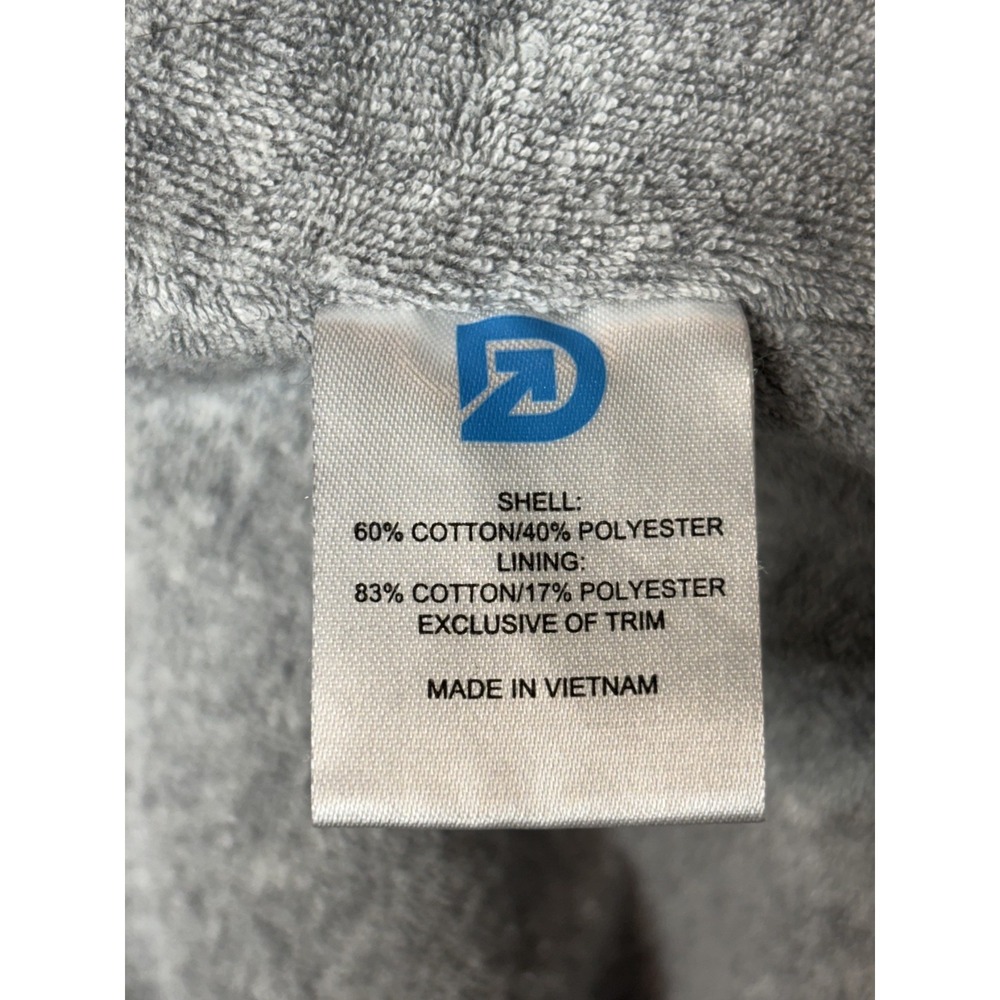Dude Robe Youth Kids One Size Gray Cotton Terry Cloth Long Sleeve Hooded EUC - Picture 4 of 5